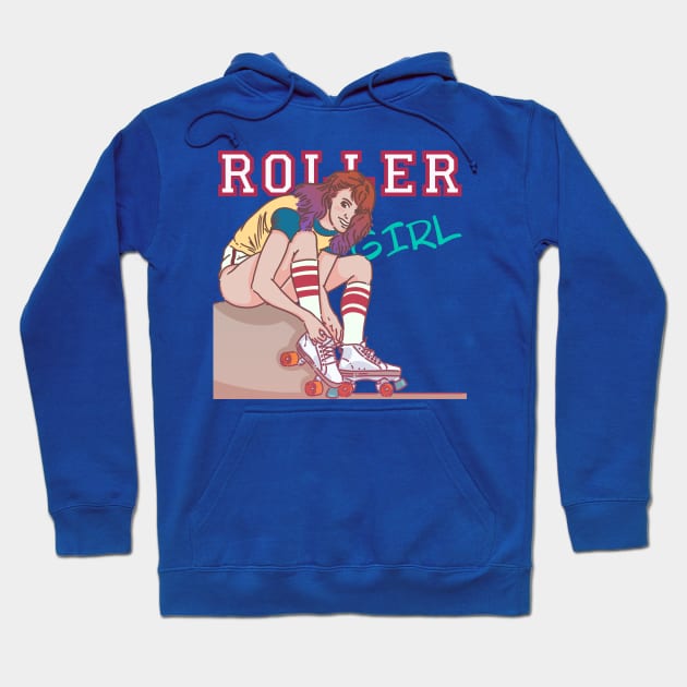 Rollergirl Hoodie by BREAKINGcode